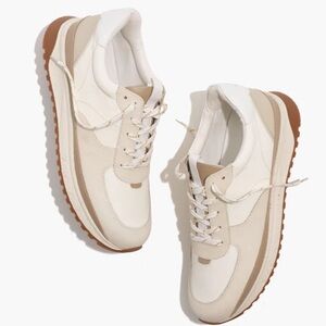 Colorblock Leather Sneakers